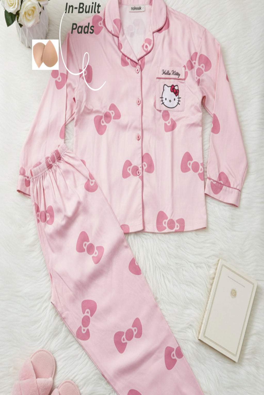 Peachy Bow Set