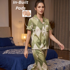Braless Modal Silk Pajama Set