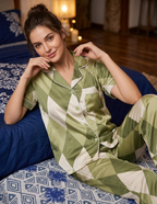 Braless Modal Silk Pajama Set