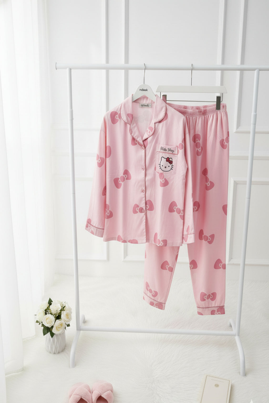Peachy Bow Set