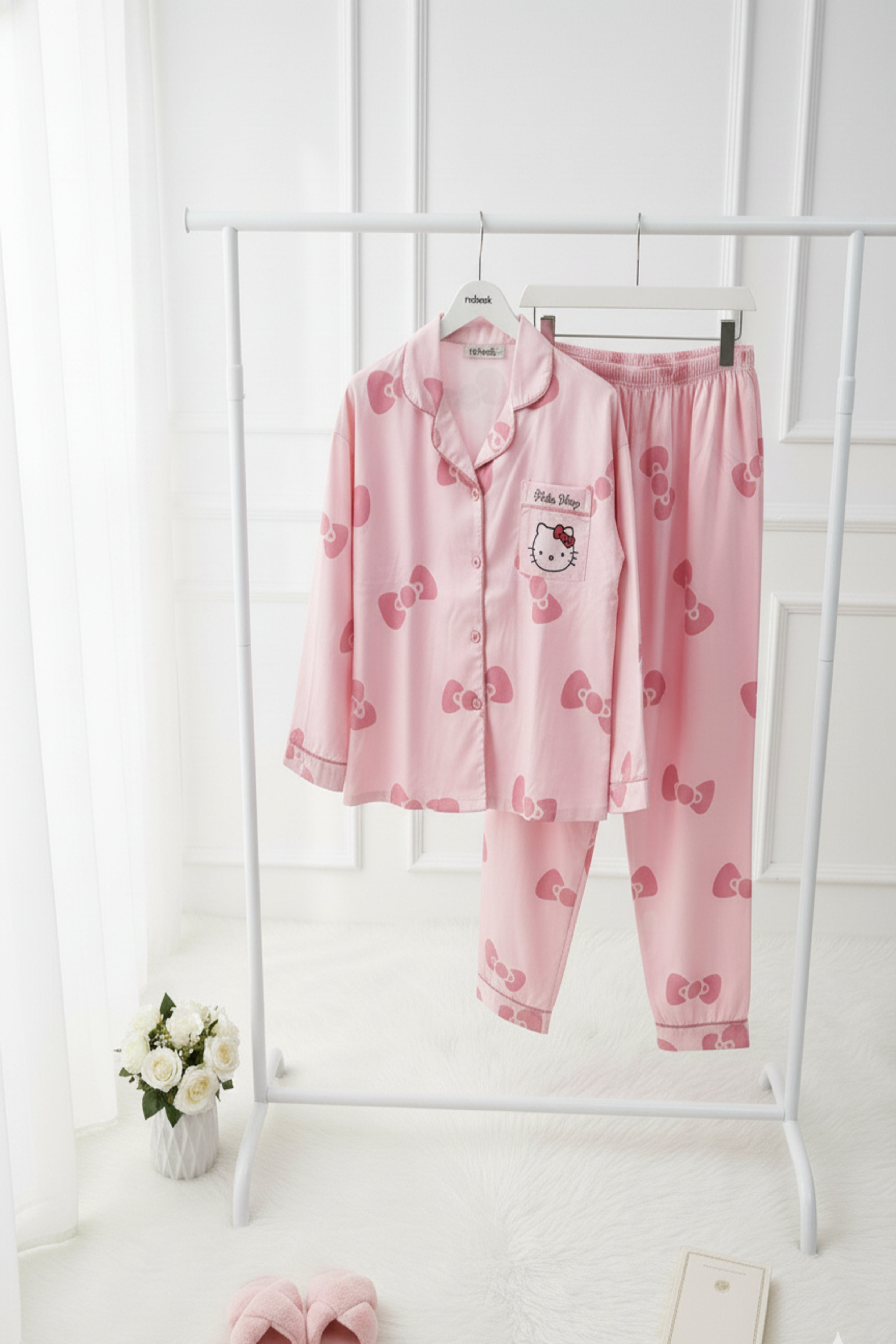 Peachy Bow Set