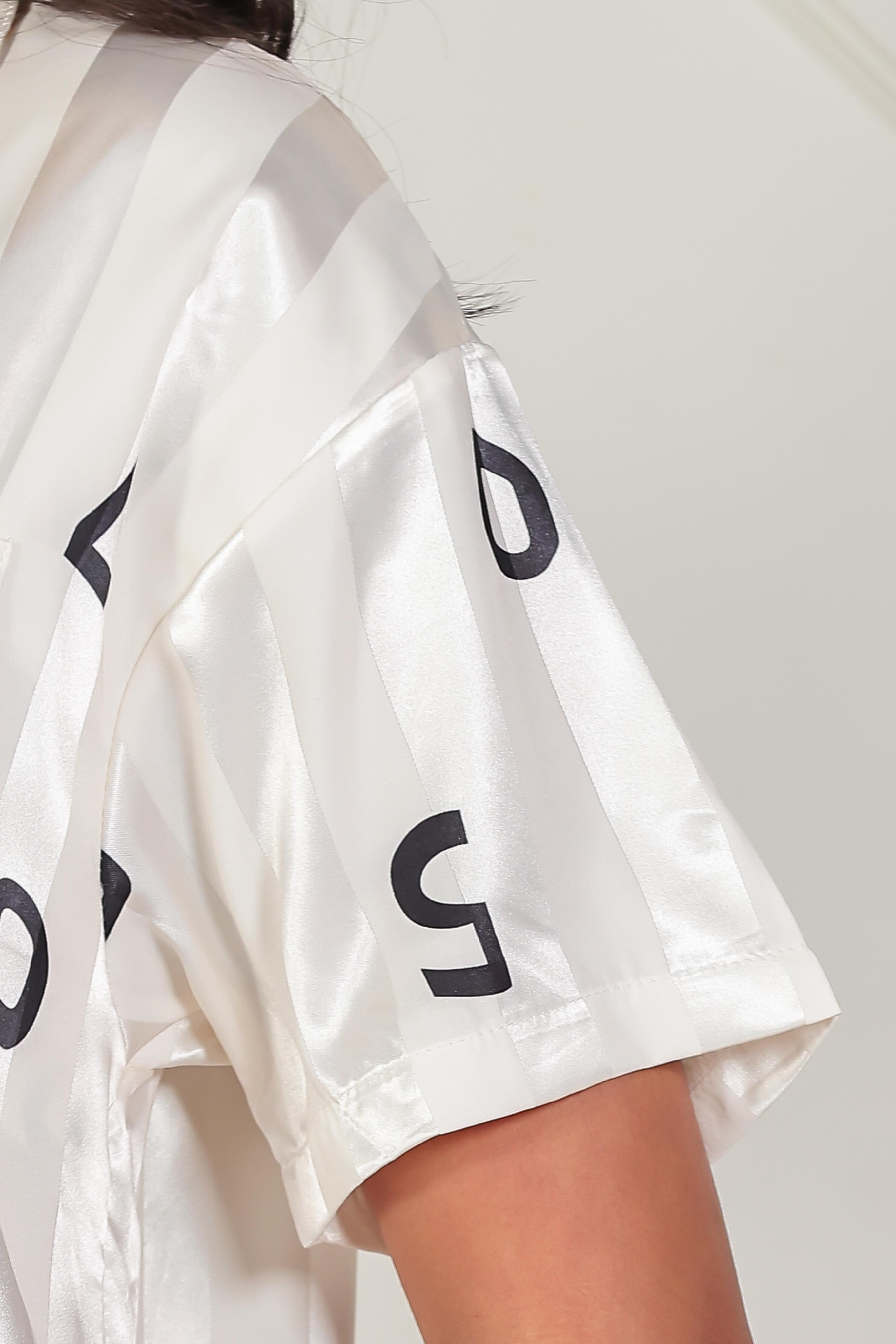 Cloudbare Number Shirt Dress
